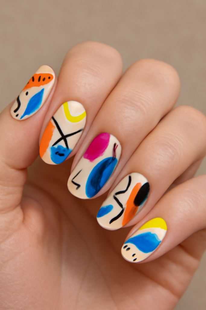 Abstract Nail Art