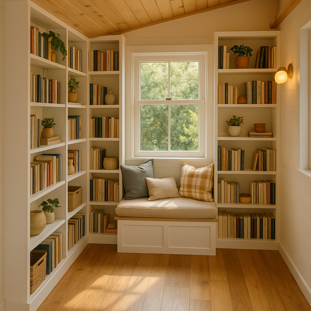 Built-In Bookshelves and Nooks