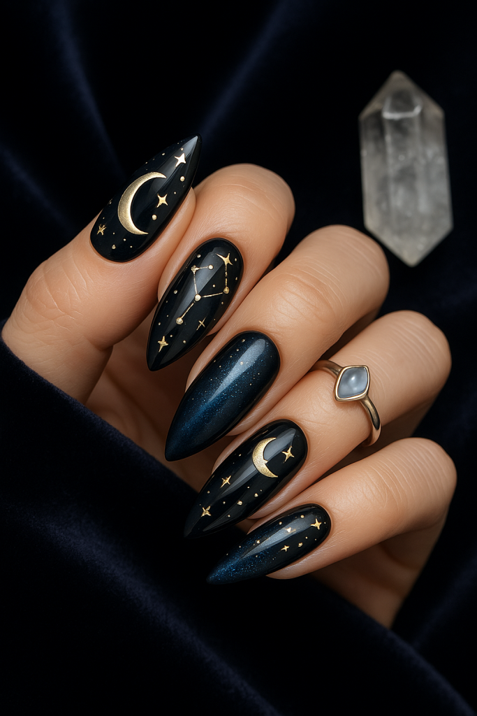 Celestial-Inspired Nails