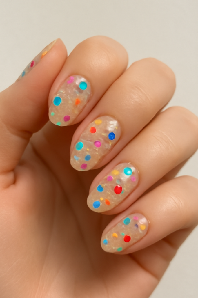 Confetti Nails
