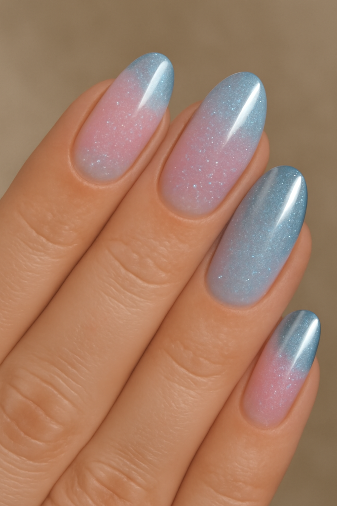 Cotton Candy Chrome with Fine Glitter