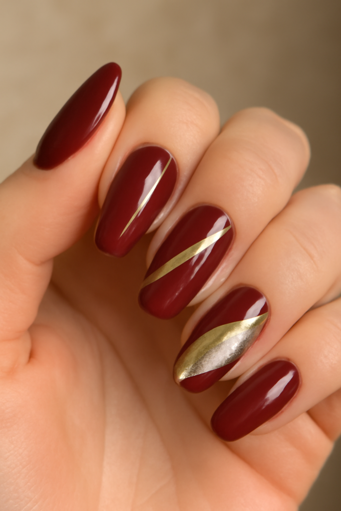 Cranberry Crush Nails