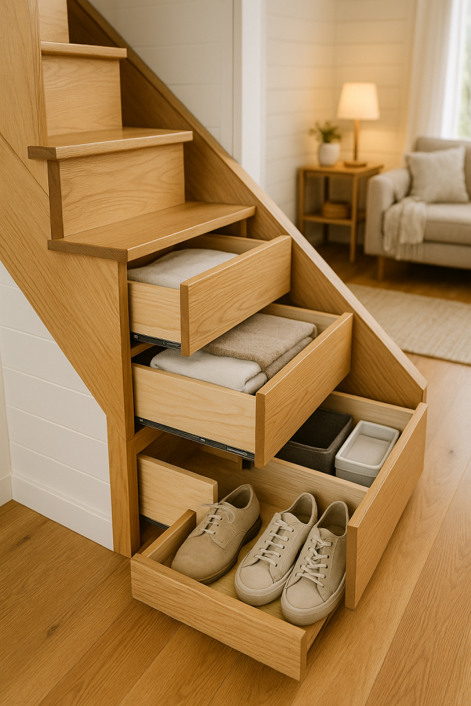 Custom Stair Drawers