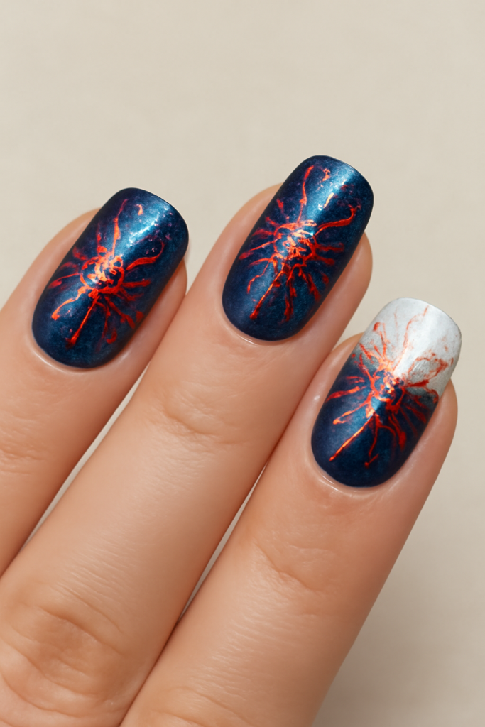 Fourth of July Fireworks Foil