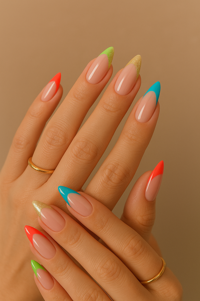 French Tip with a Twist