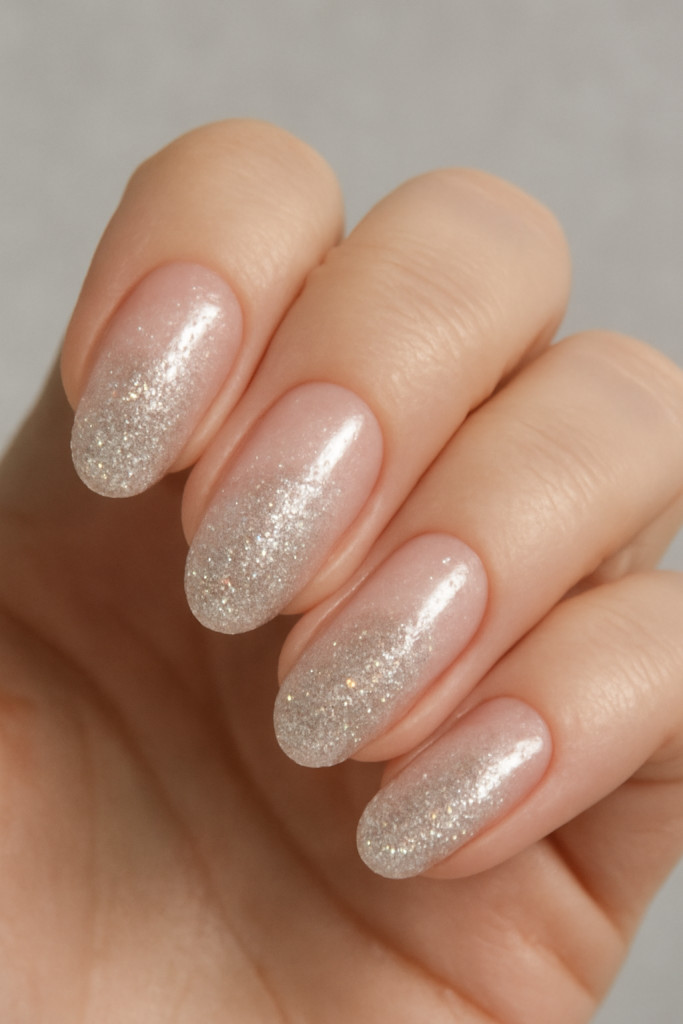 Glitter Gradient Nails