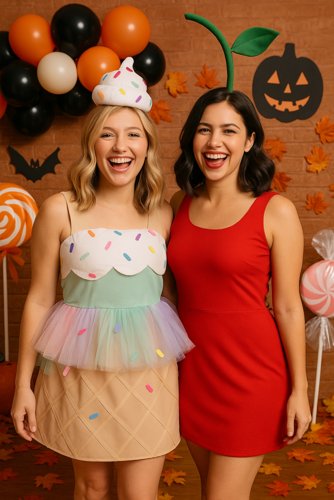 Ice Cream Cone & Cherry