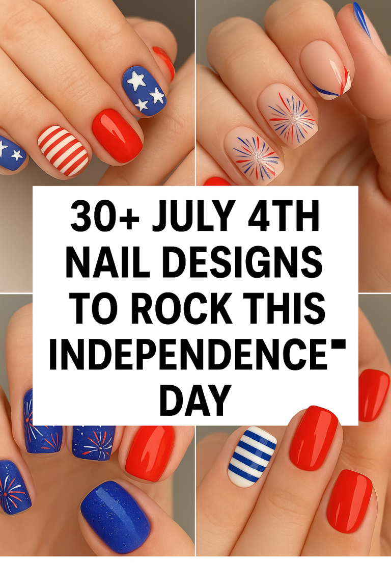 July 4th Nail Designs to Rock This Independence Day