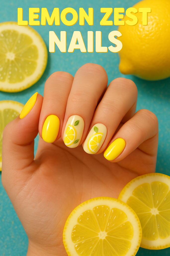 Lemon Zest Nails