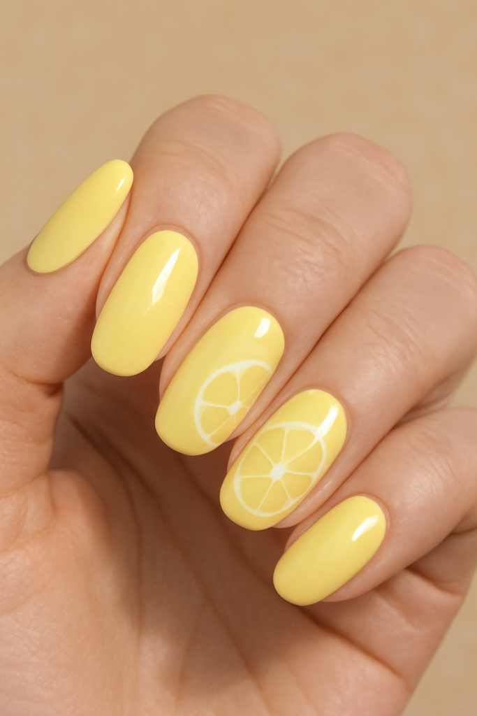 Lemonade Nails