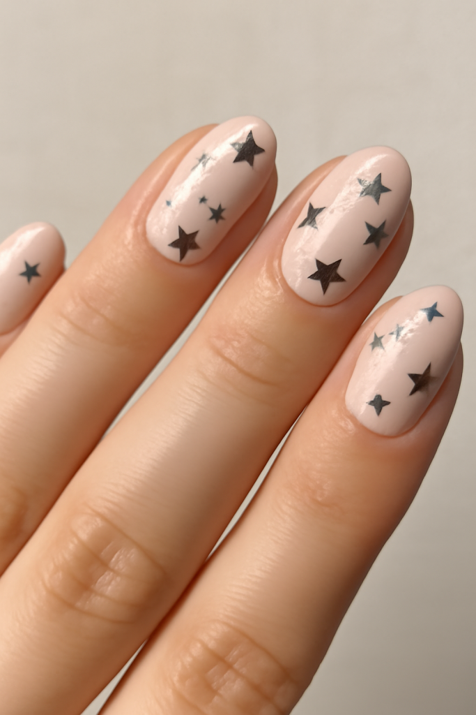 Metallic Star Stickers