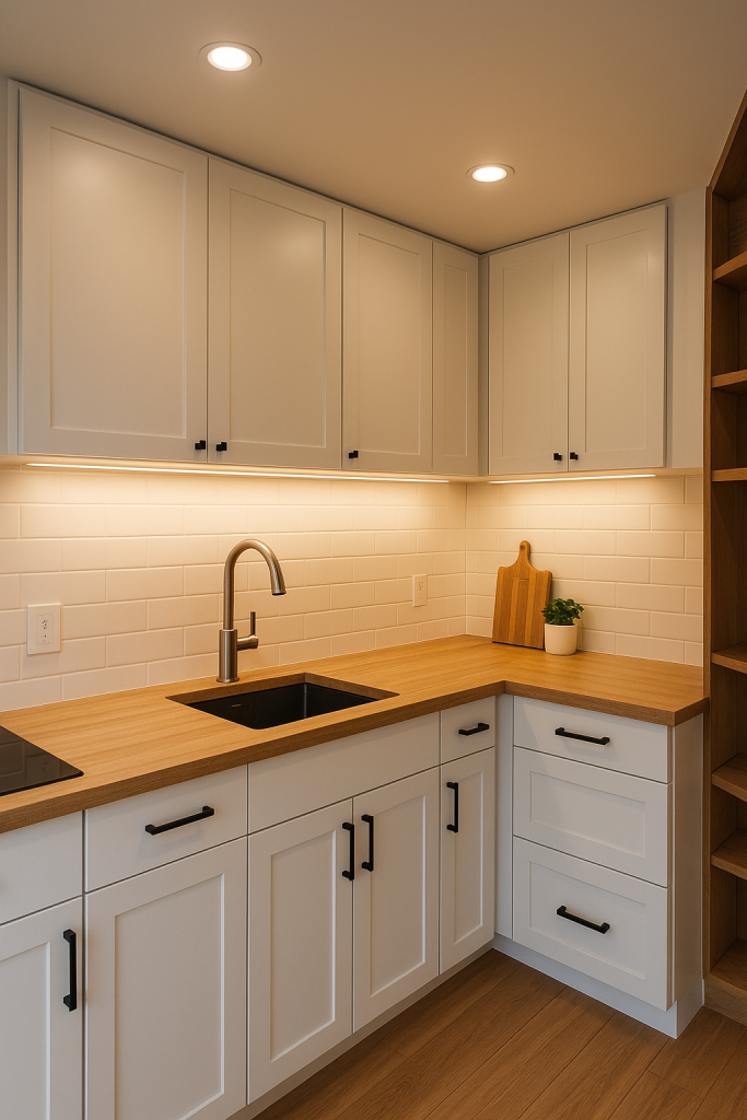 Recessed Lighting and Under-Cabinet LEDs