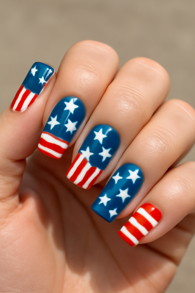 Star-Spangled Nails