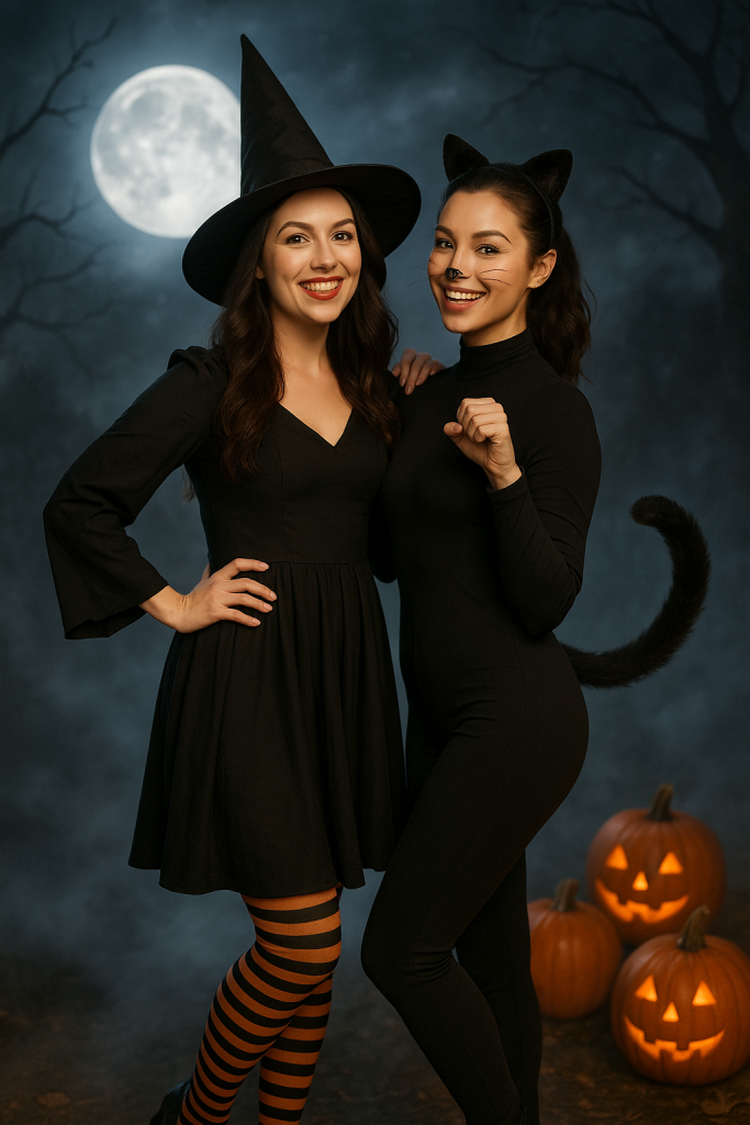 Witch & Black Cat