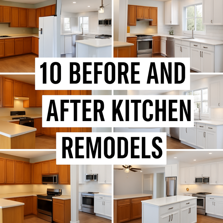 10 Before And After Kitchen Remodels