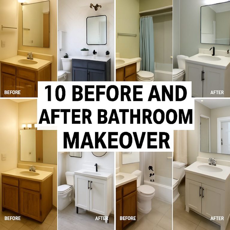 10 Before and After Bathroom Makeovers