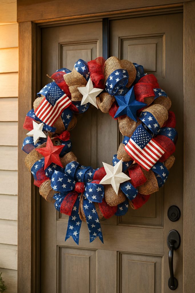 10 DIY Patriotic Wreaths