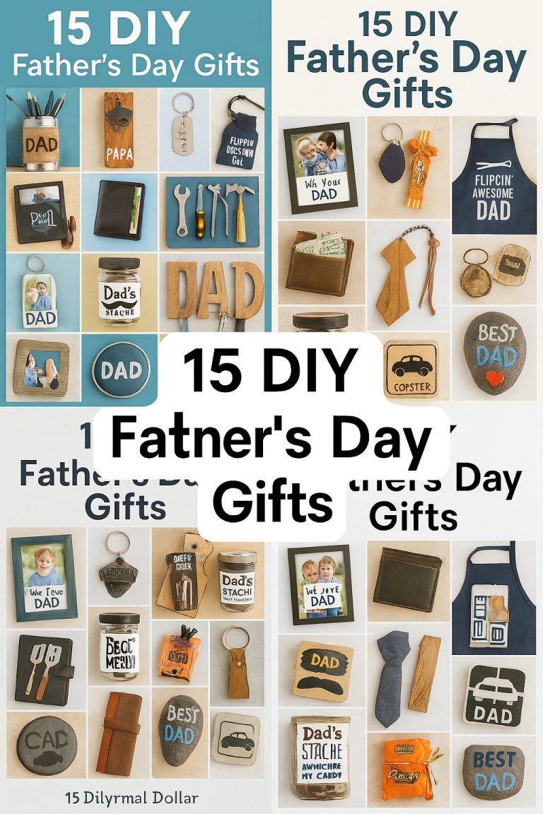 15 DIY Father's Day Gifts