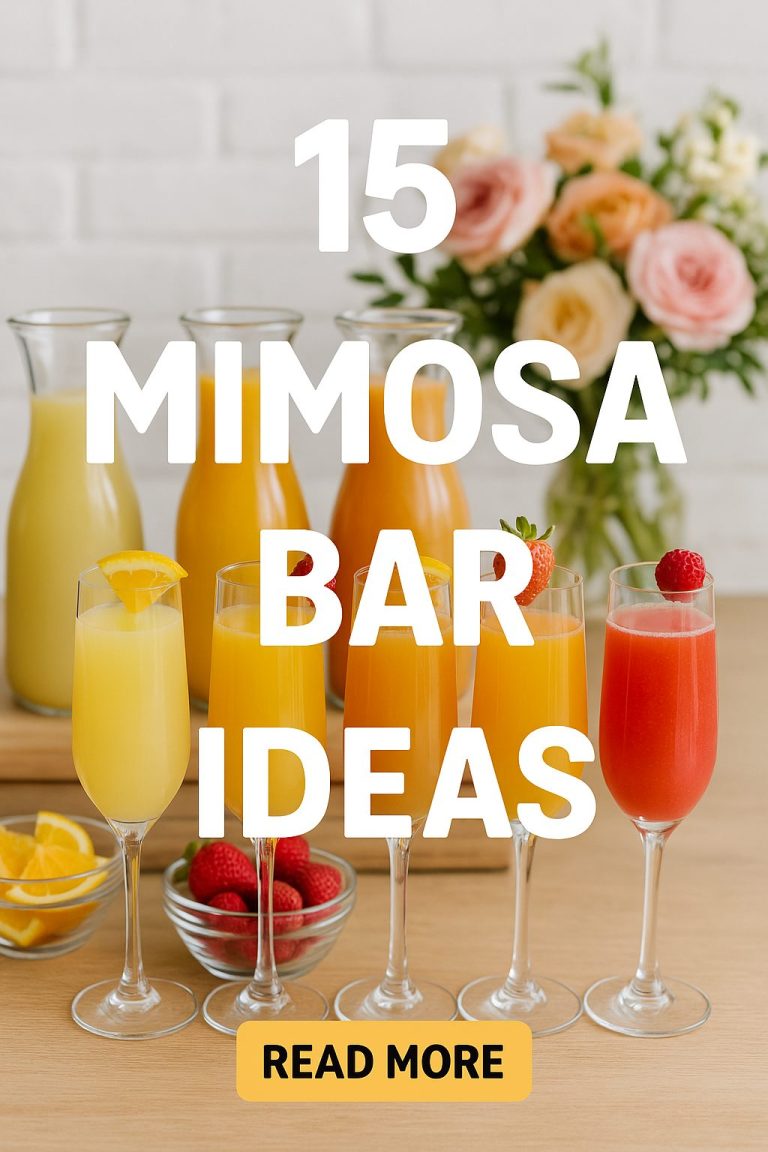 15 Mimosa Bar Ideas