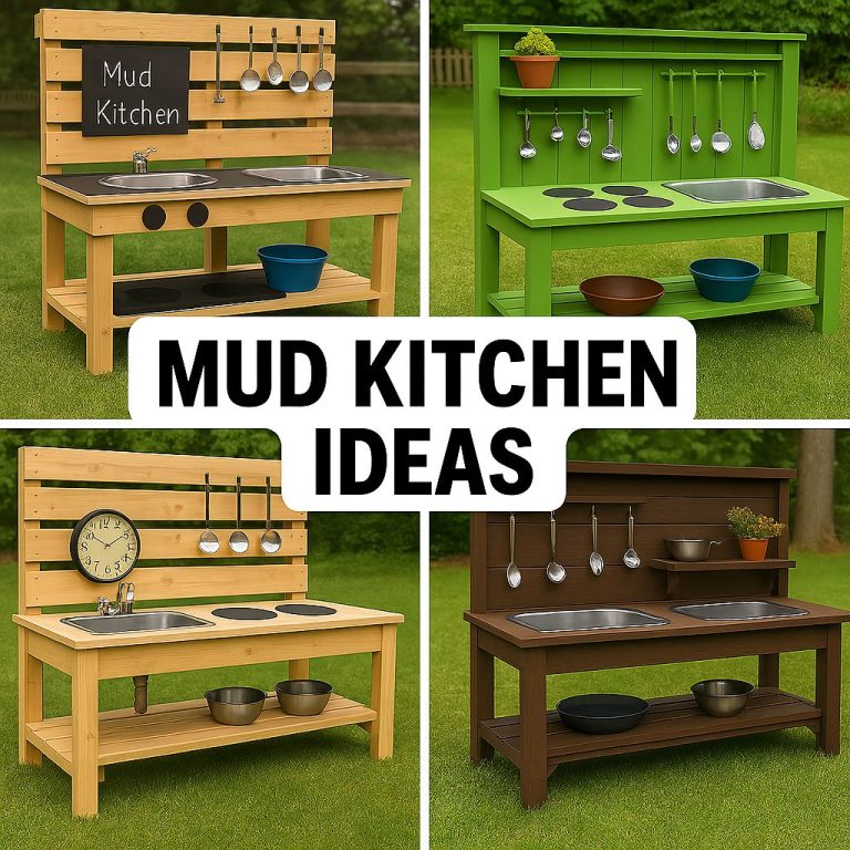 15 Mud Kitchen Ideas