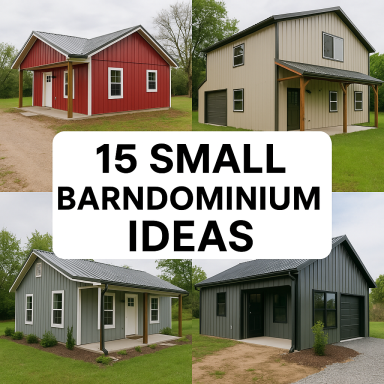 15 Small Barndominium Ideas
