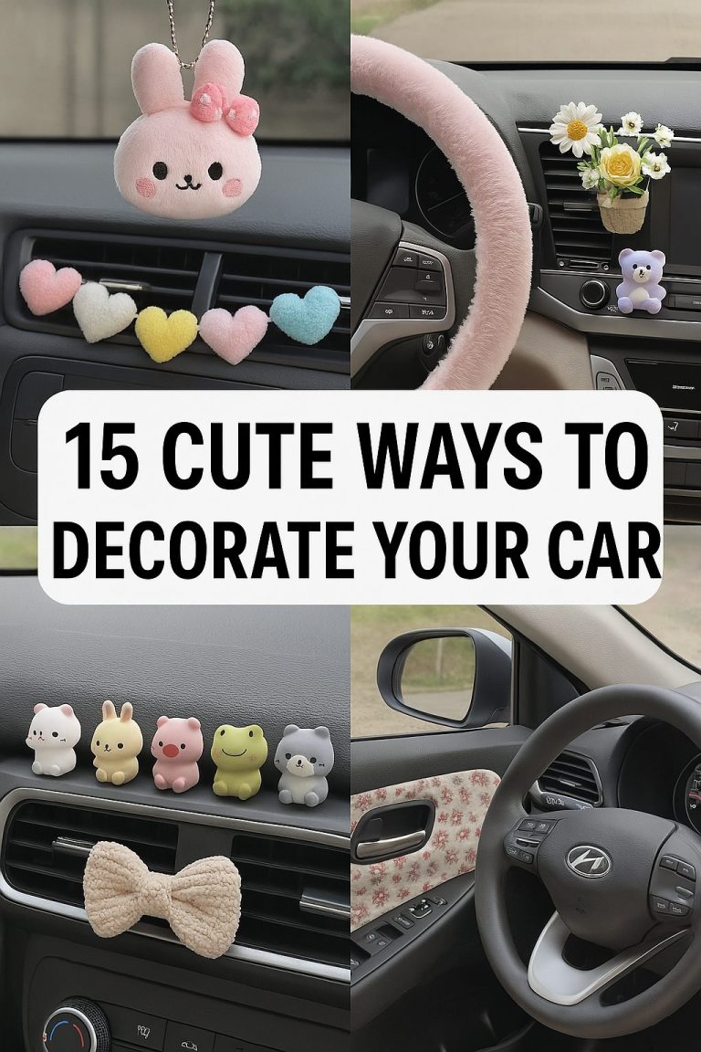 15 cute ways to decorate your car
