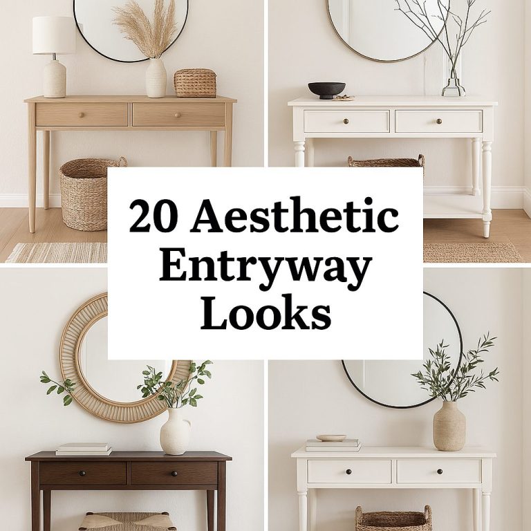 20 Aesthetic Entryway Looks
