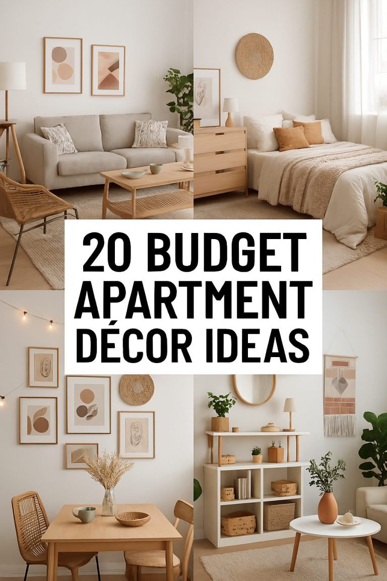 20 Budget Apartment Décor Ideas