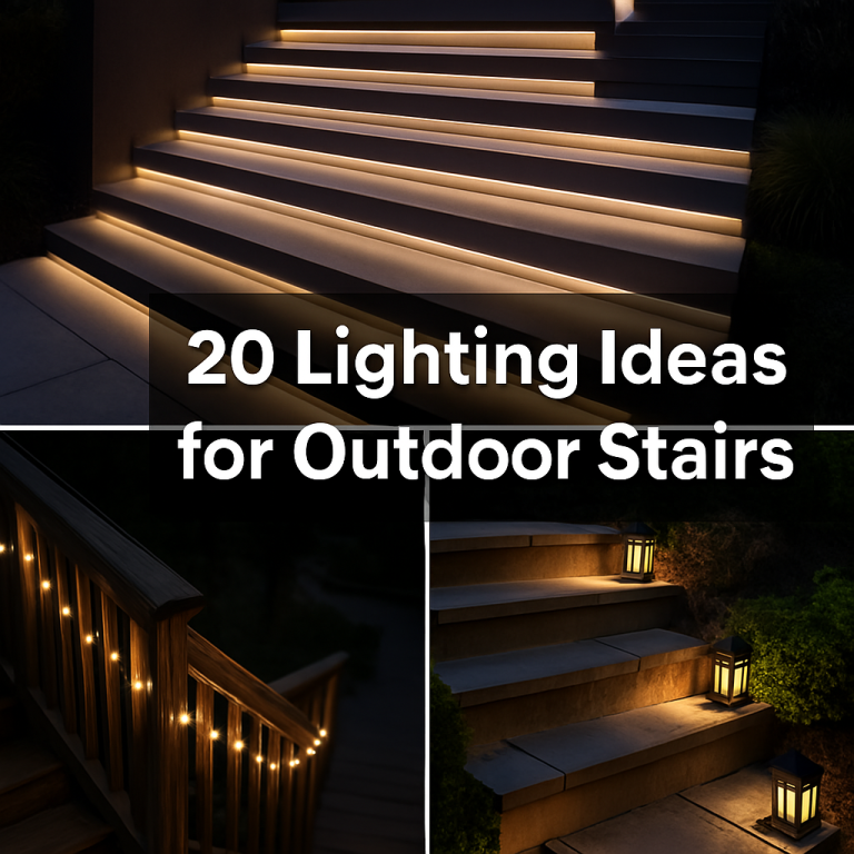20 Lighting Ideas for Outdoor Stairs