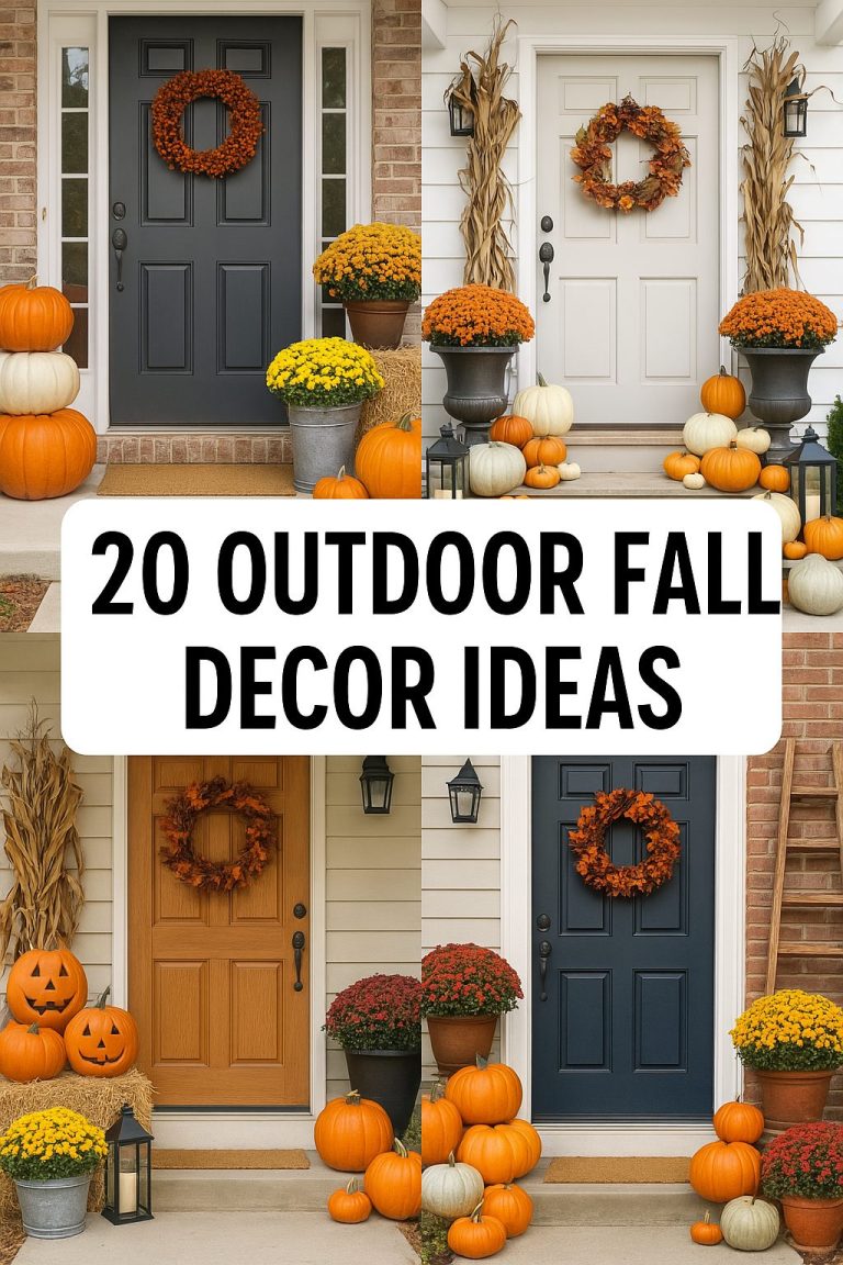 20 Outdoor Fall Decor Ideas
