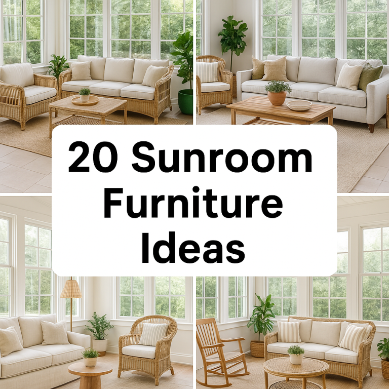 20 Sunroom Furniture Ideas