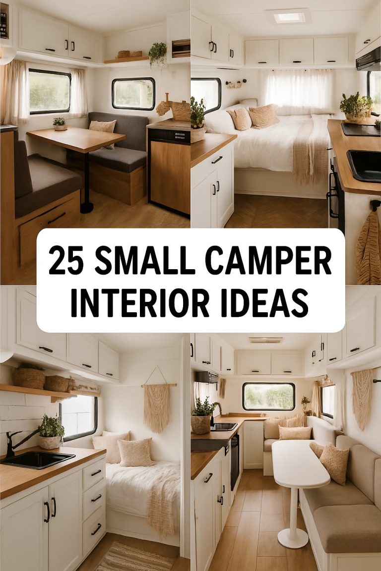 25 Small Camper Interior Ideas