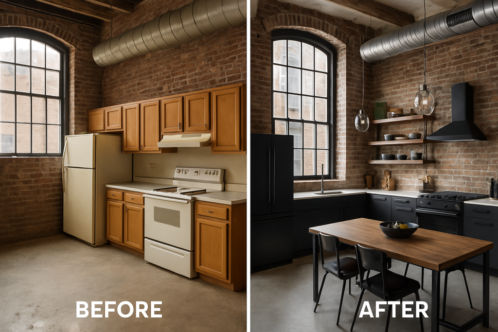 A Loft Kitchen Redefined