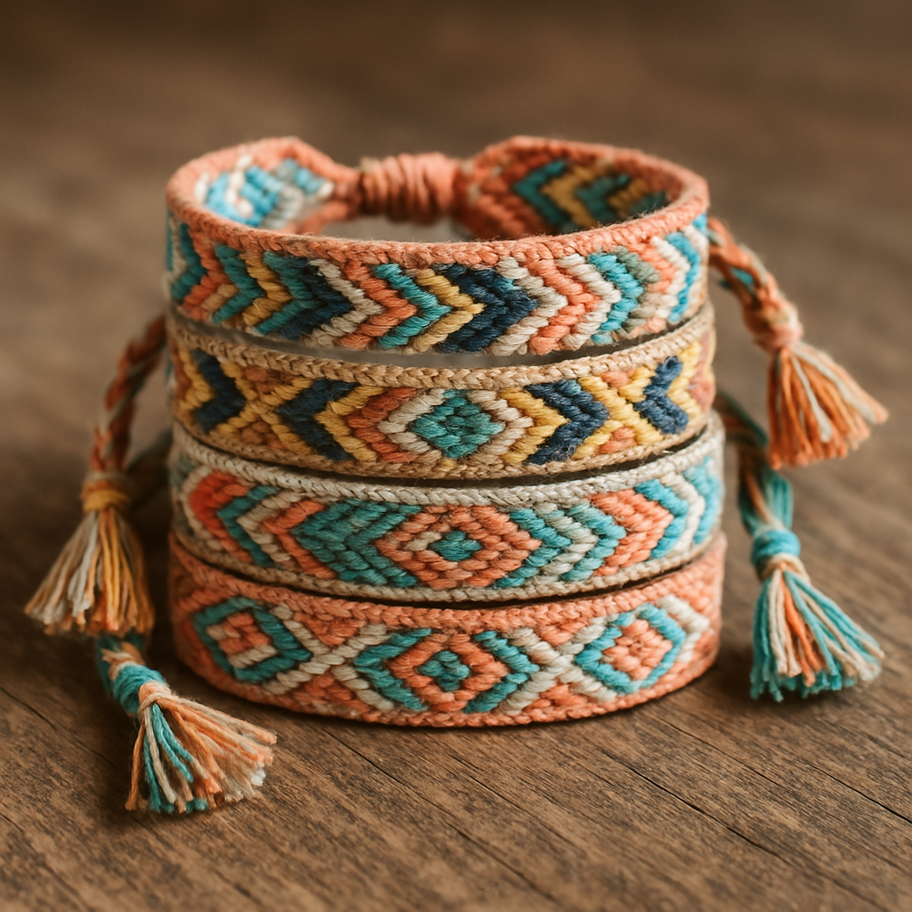 Artisanal Loom Woven Bracelet