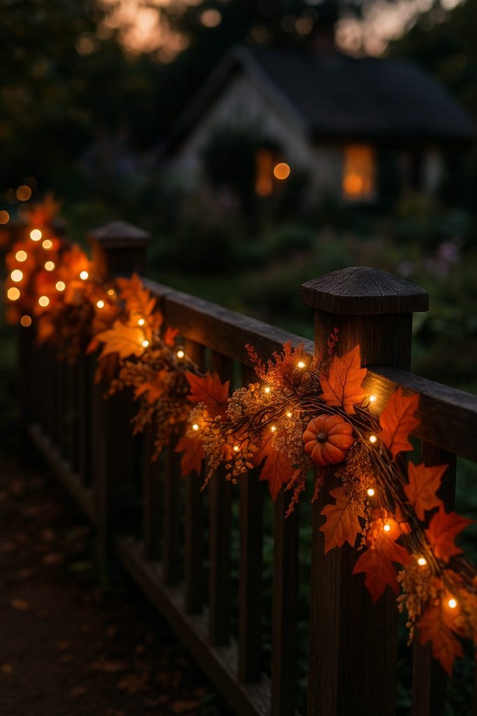 Autumn Garland for Railings & Fences