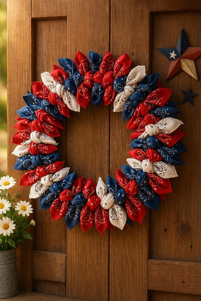Bandana Loop Wreath