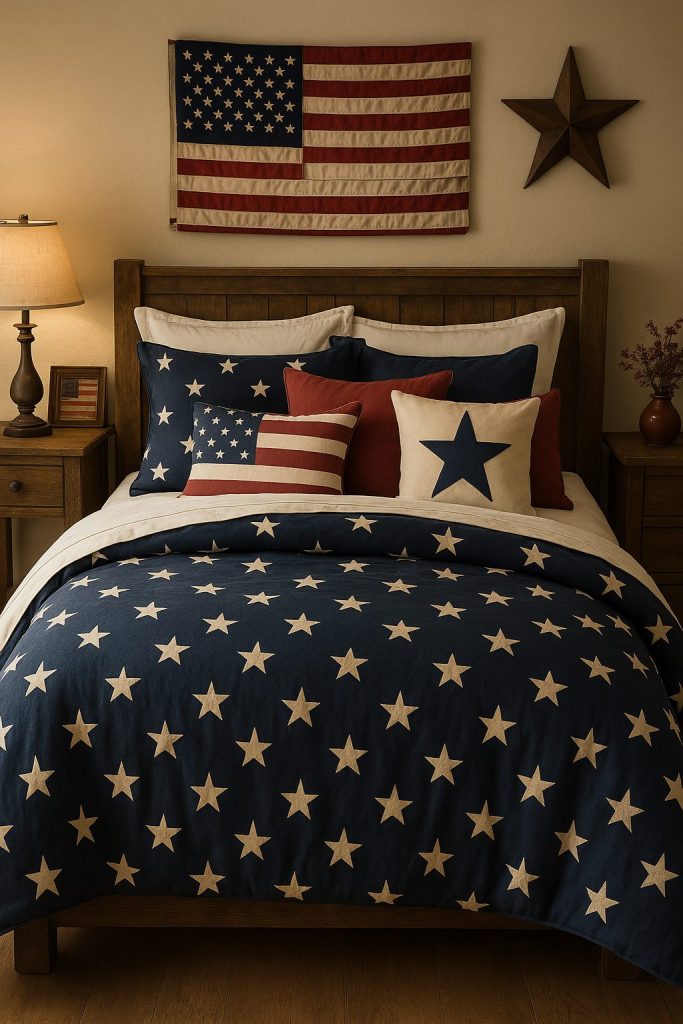 Bedding with Star-Spangled Style