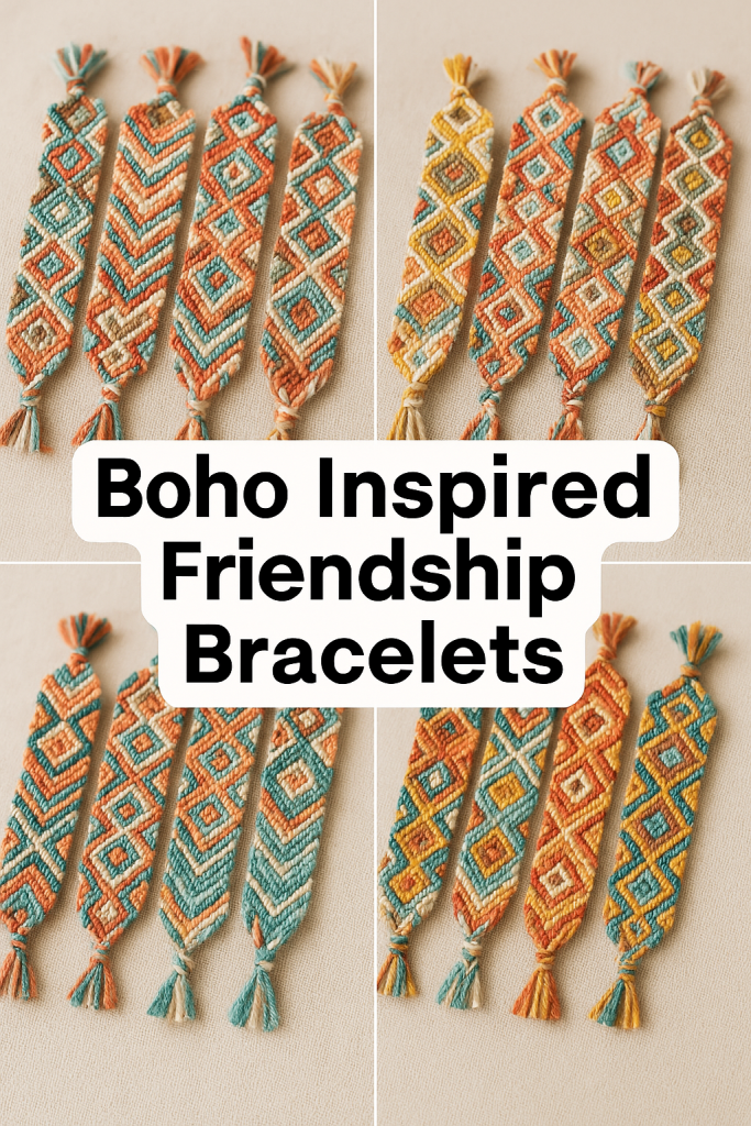 Boho Inspired Friendship Bracelets
