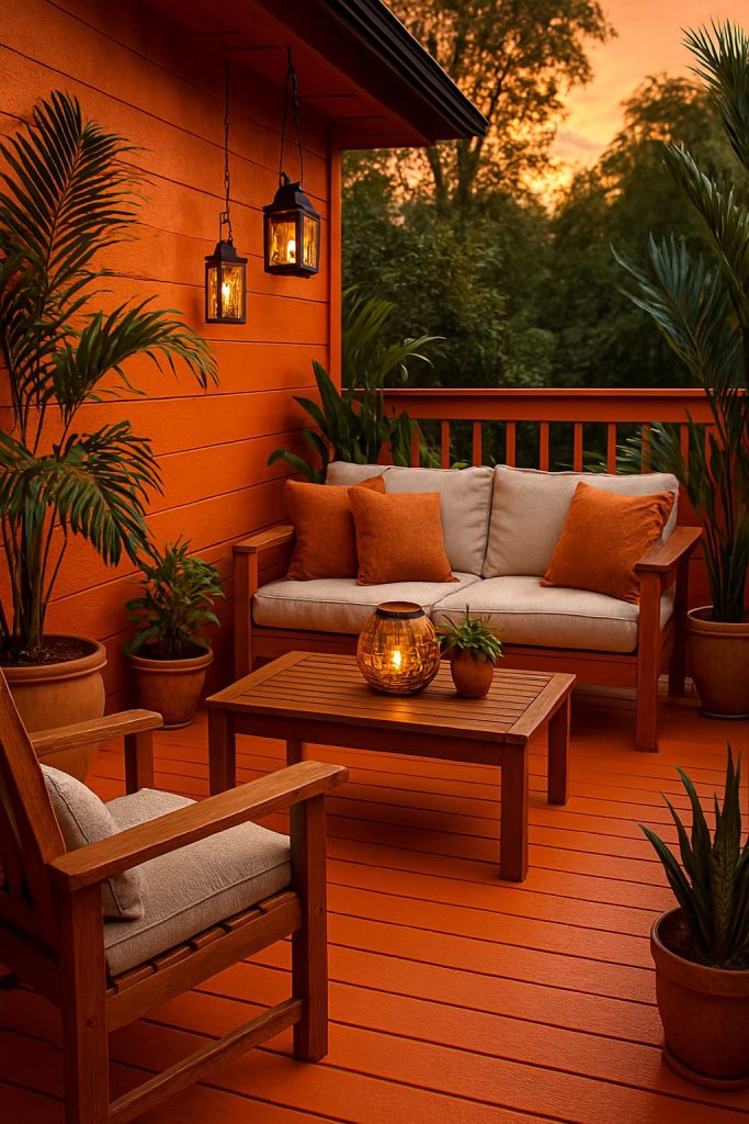 Sunset Orange: Bold and Energizing
