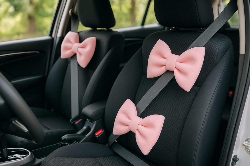 Bow-Tie Seatbelt Covers