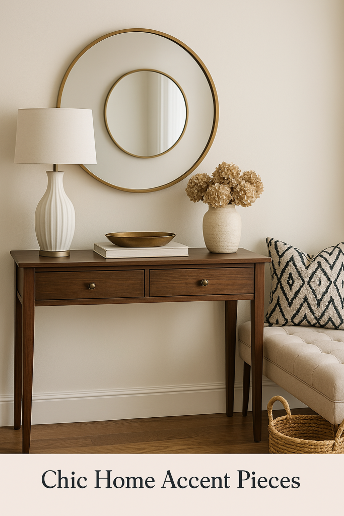 Chic Home Accent Pieces for Entryways