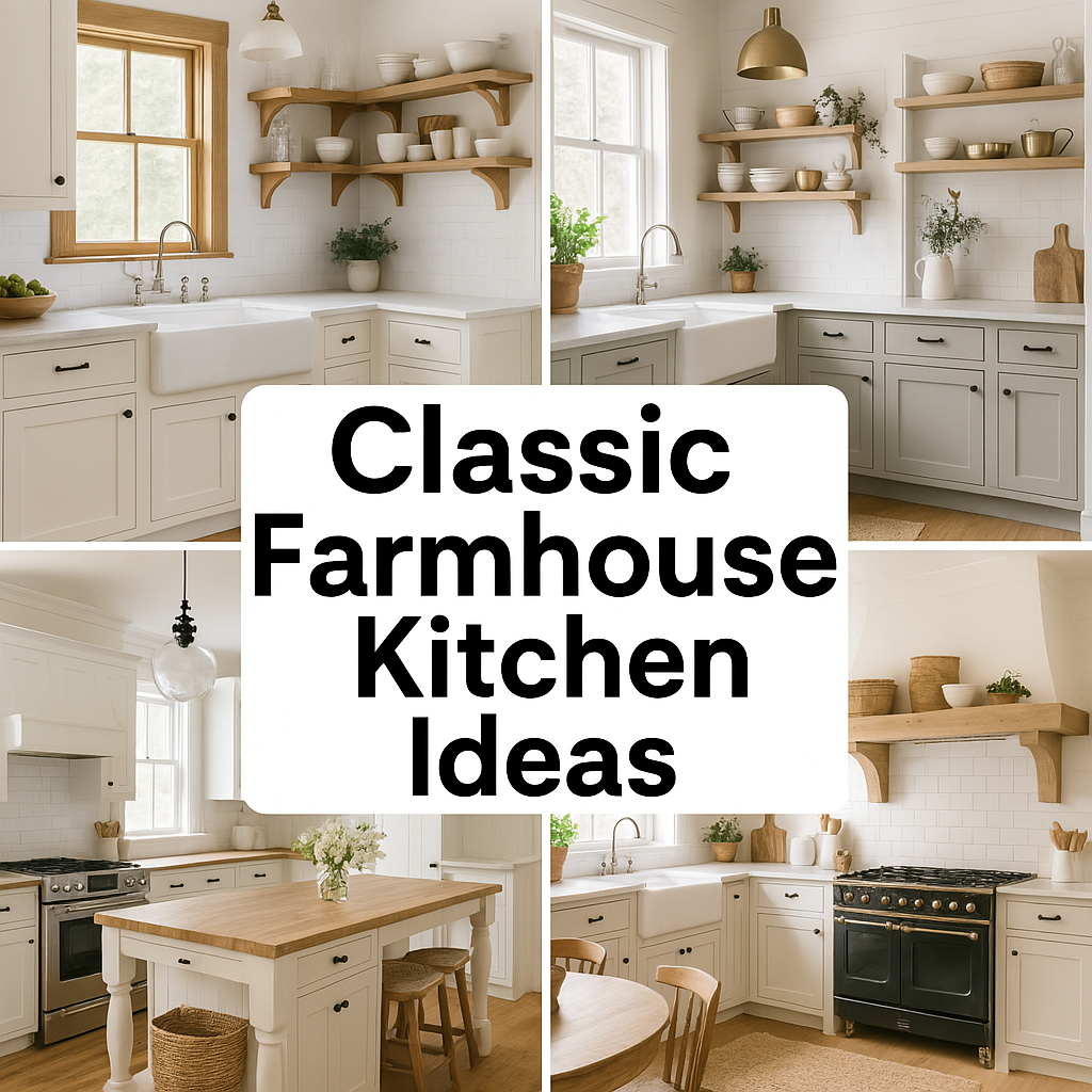  Classic Farmhouse Kitchen Ideas