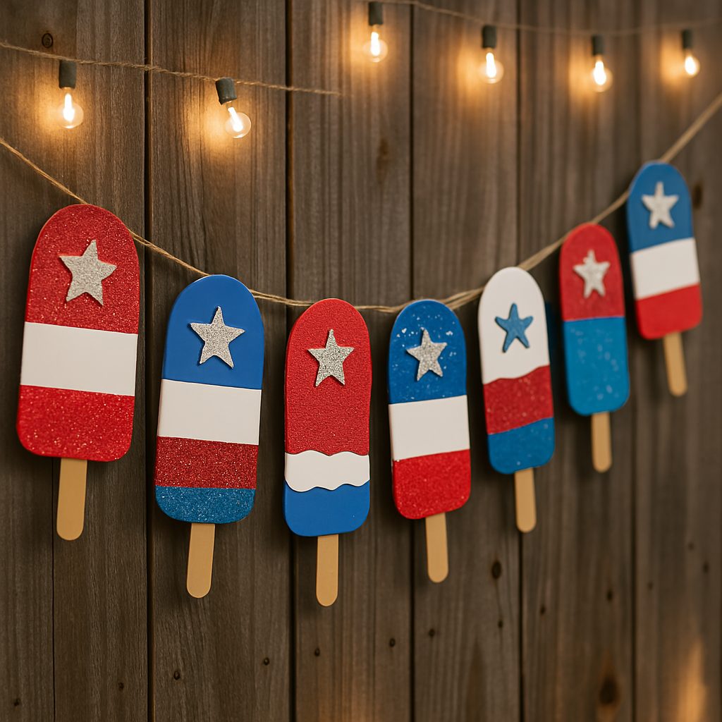 DIY Popsicle Garland