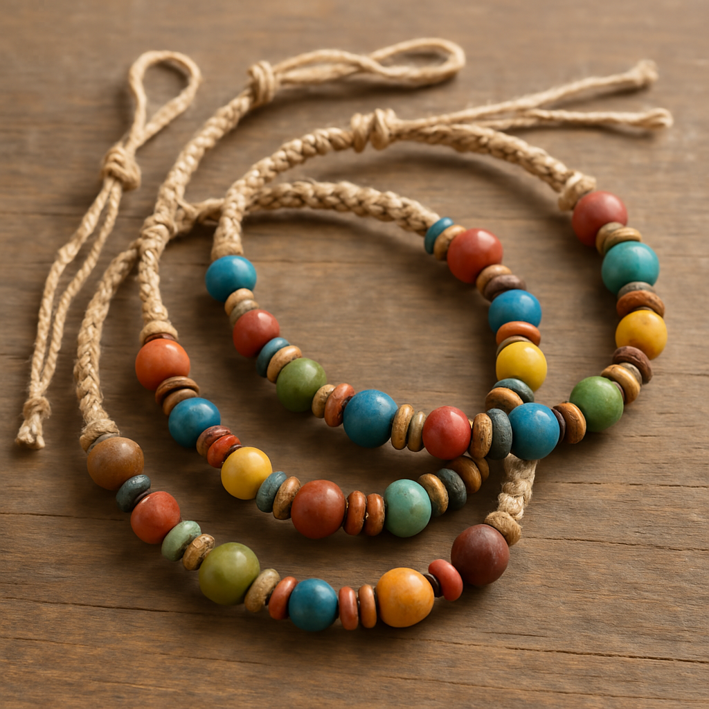 Earthbound Twine and Clay Beads