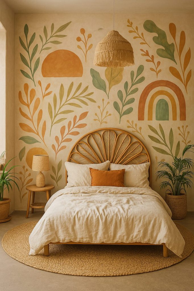 Earthy Painted Walls or Murals
