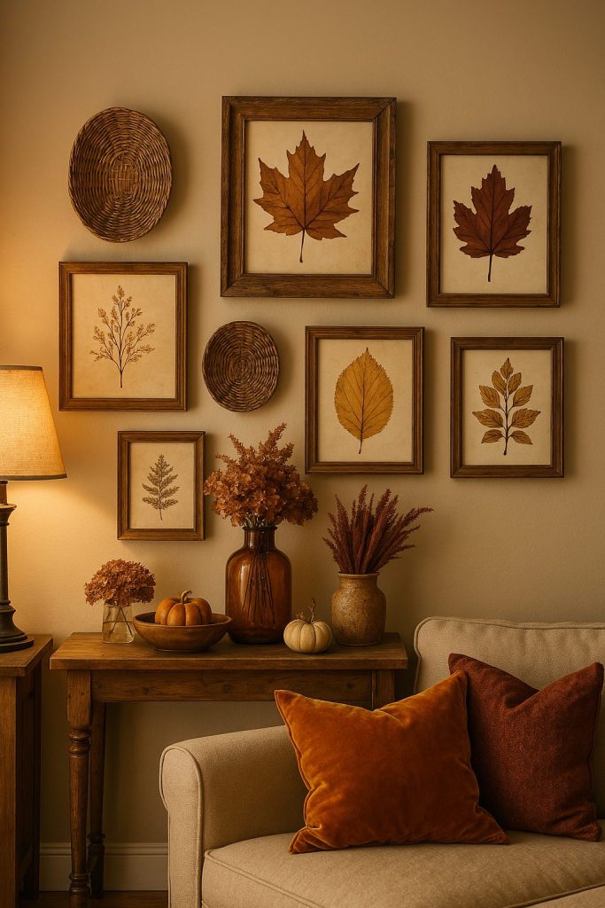 Fall-Inspired Gallery Wall