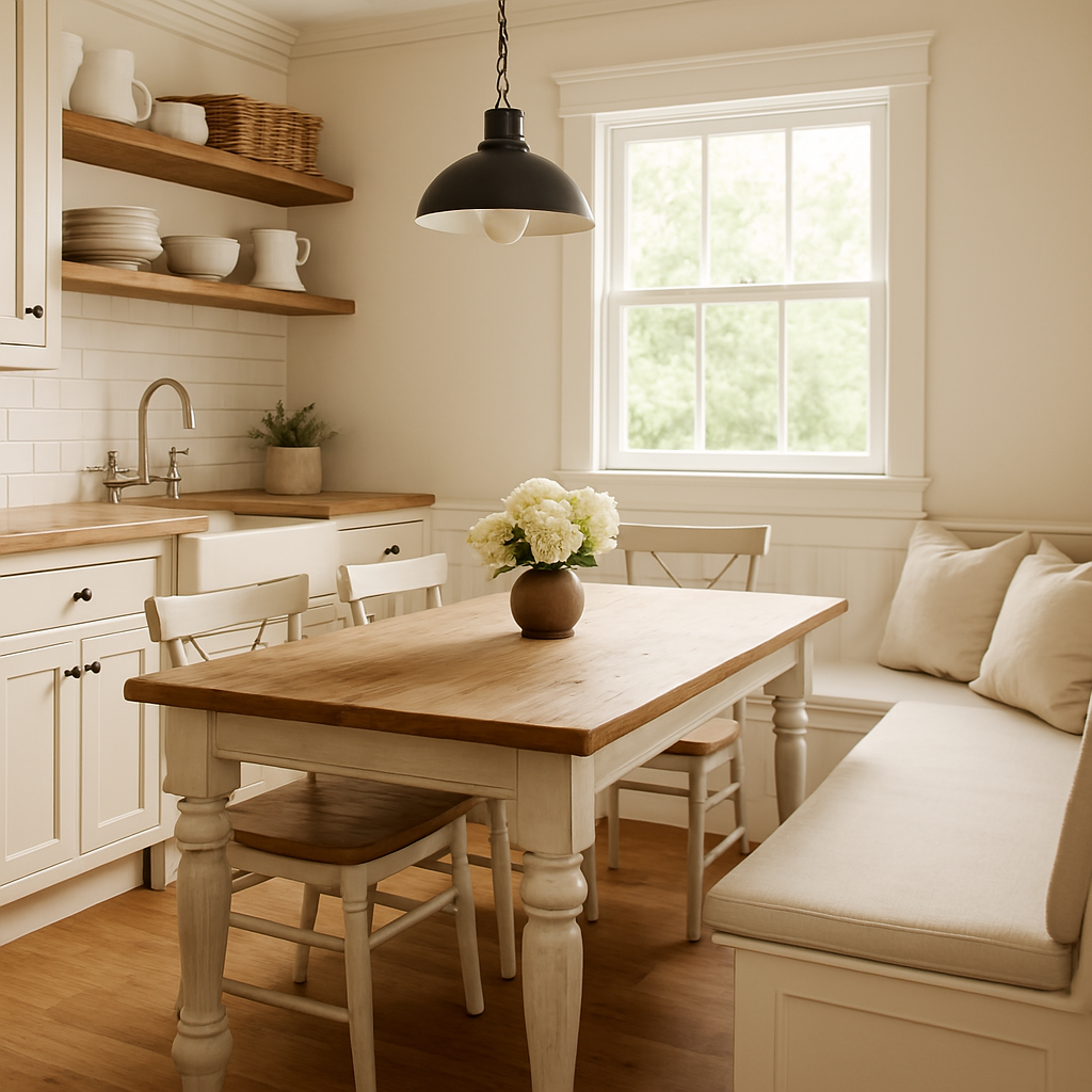  Farmhouse Dining Table or Breakfast Nook