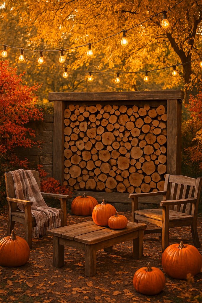 Firewood Feature Wall