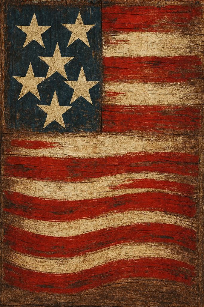 Flag-Inspired Wall Art