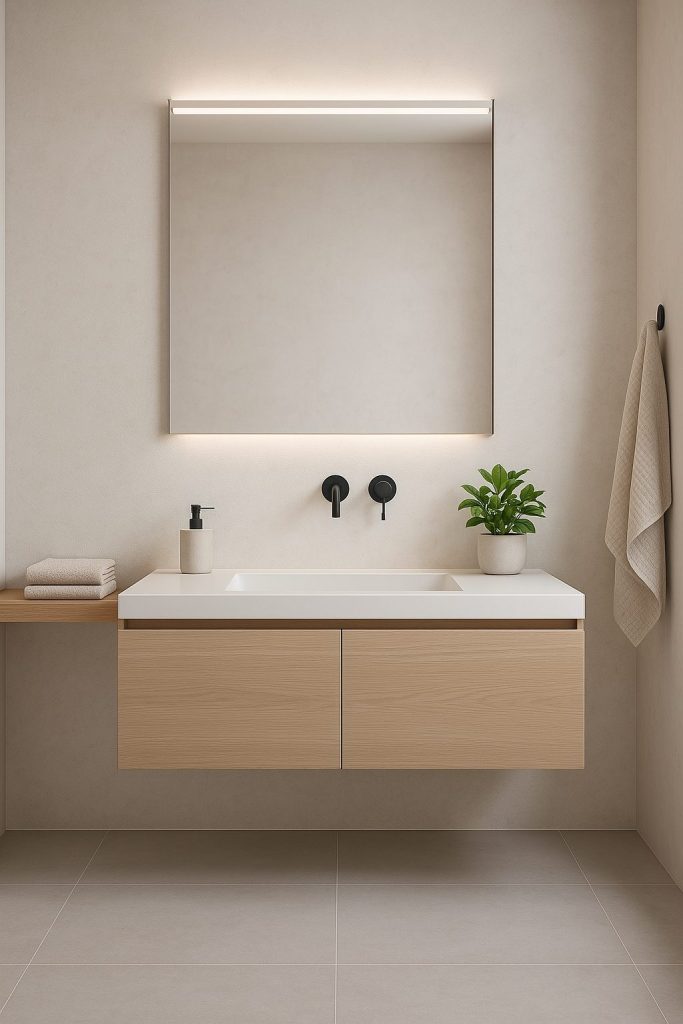 Floating Vanities and Minimalism